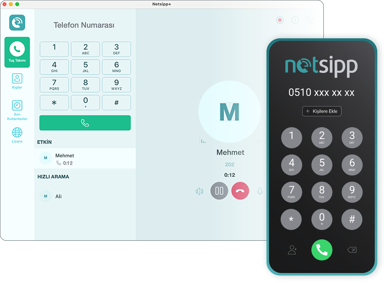 Softphone uygulaması